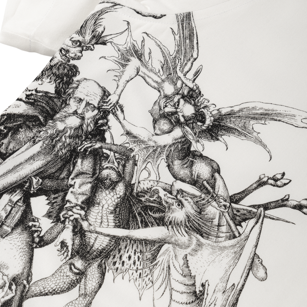 Welcome Torment Printed Linen Short Sleeve T-Shirt