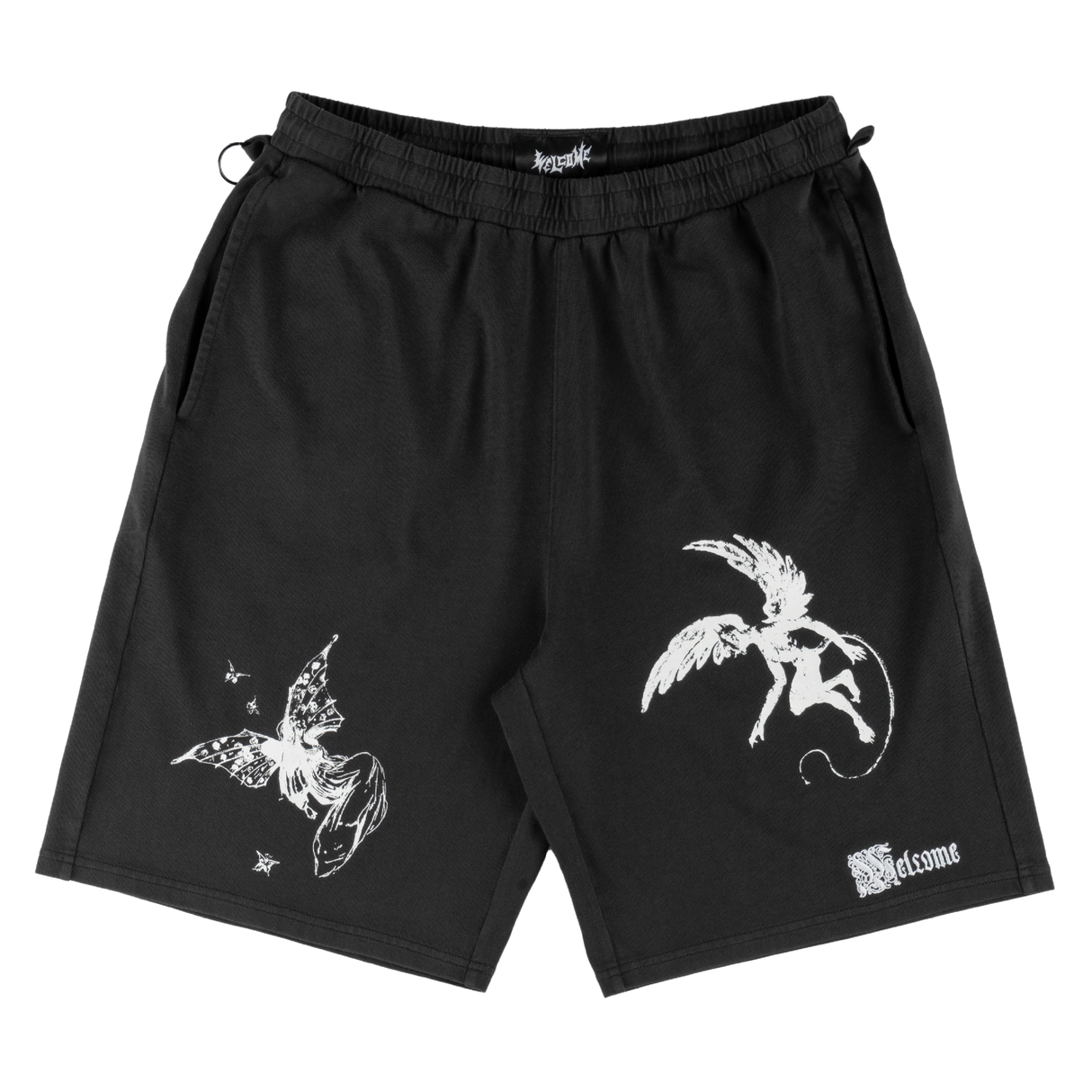 Welcome Dual Enzyme Wash Jersey Shorts
