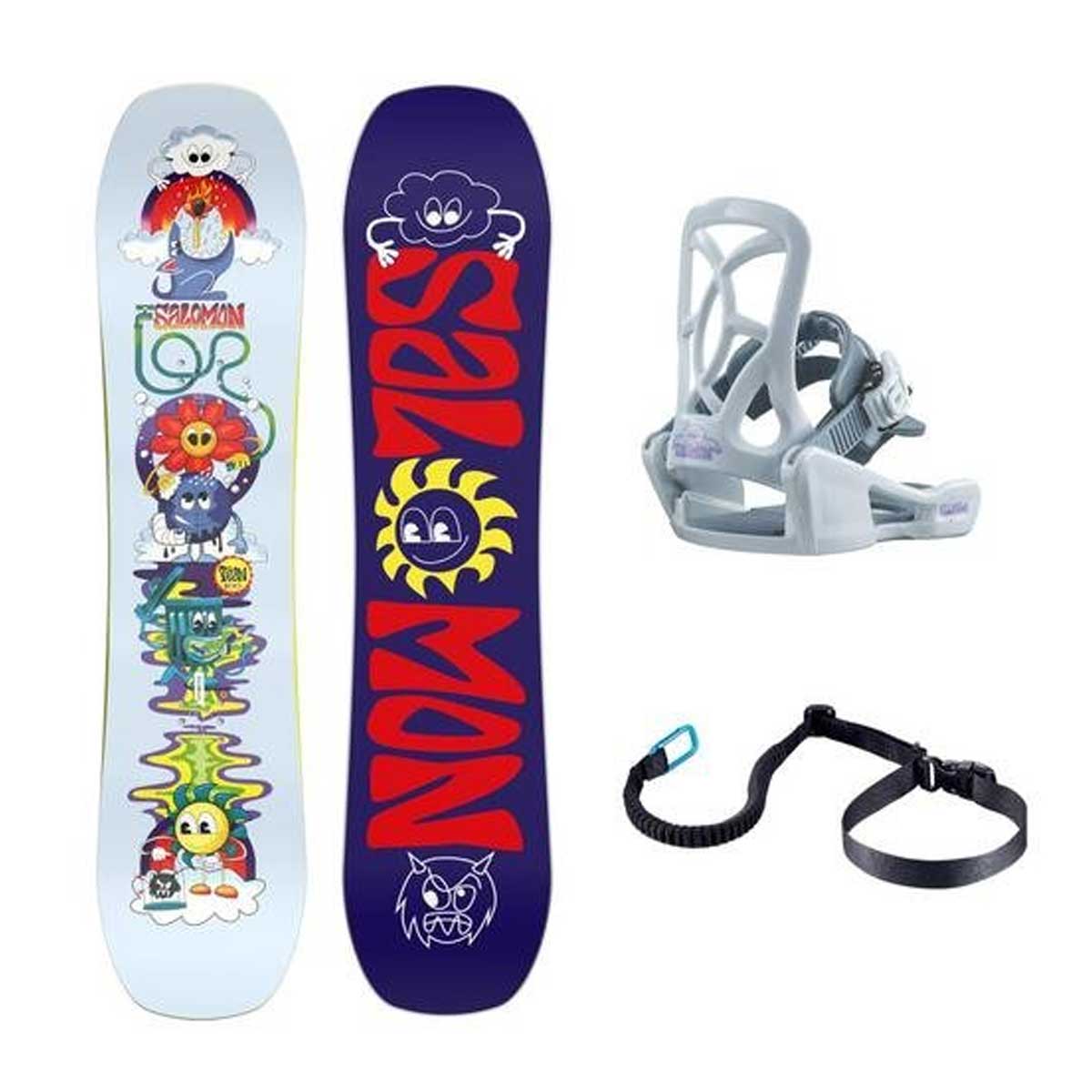 Salomon Team Package Grom Snowboard and Bindings - 2026