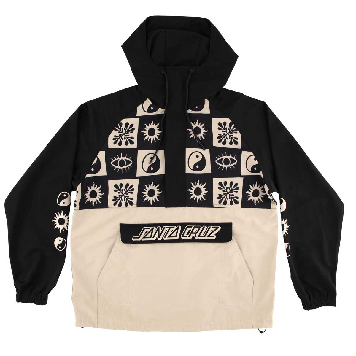 Santa Cruz Strange Check Long Sleeve Anorak Jacket