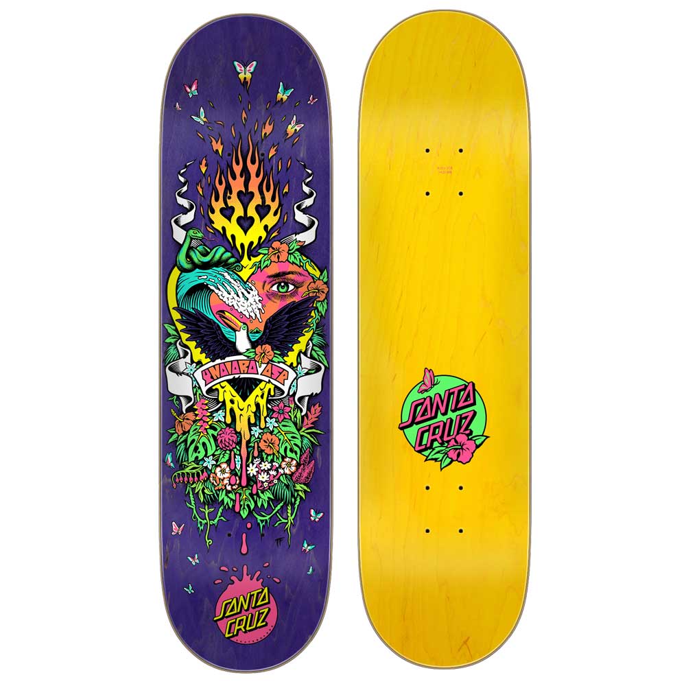 Santa Cruz Asp Paradise Pro Twin Skateboard Deck 8.25"