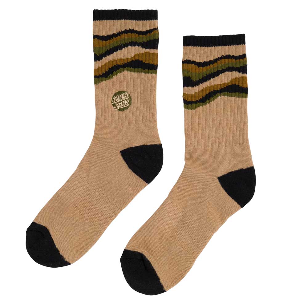 Santa Cruz Landscape Crew Socks - Taupe