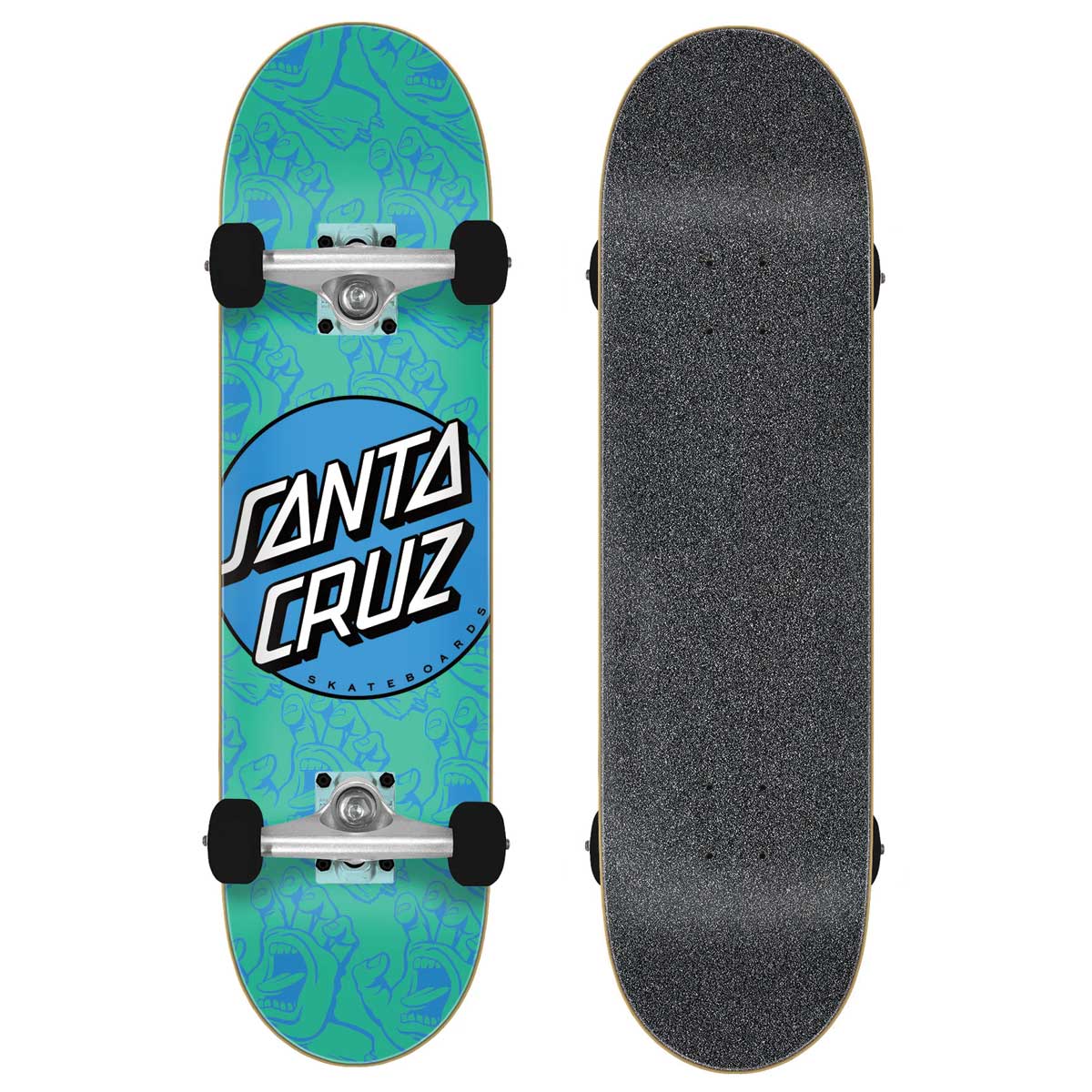 Santa Cruz Other Dot Hands Mini Skateboard Complete - 7.75