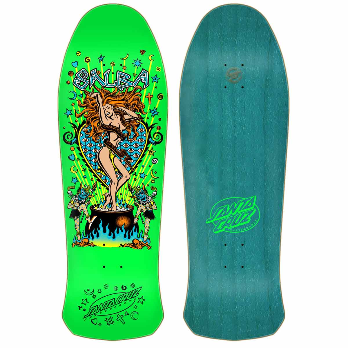 Santa Cruz Salba Witch Doctor Reissue Skateboard Deck 10.4"