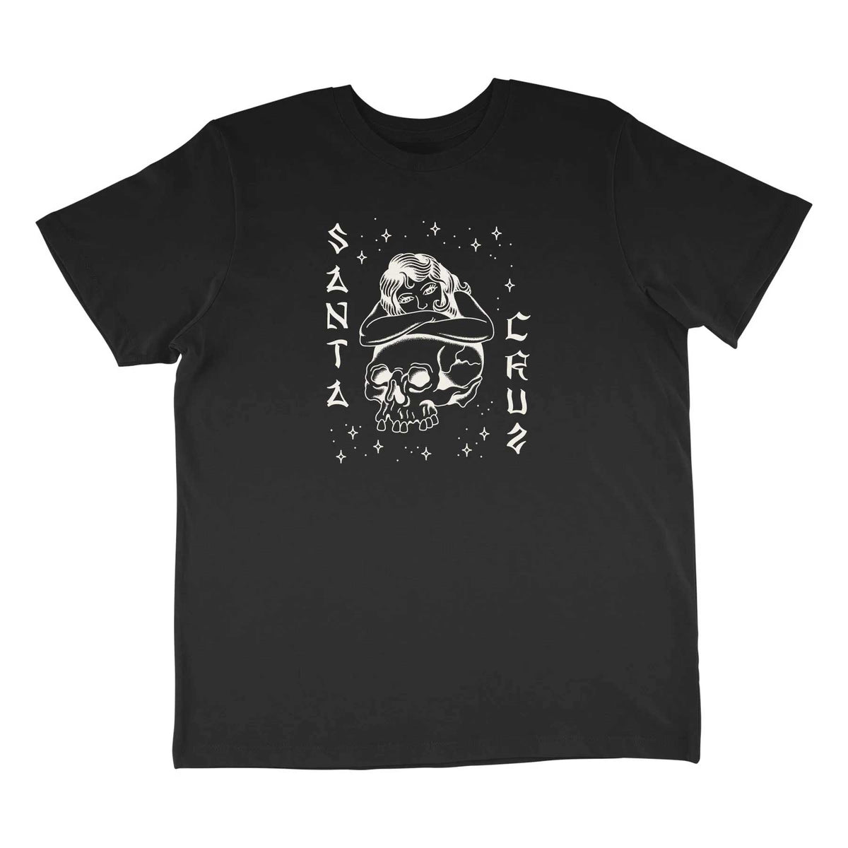 Santa Cruz Stardust Skull Mono Women's Short Sleeve T-Shirt