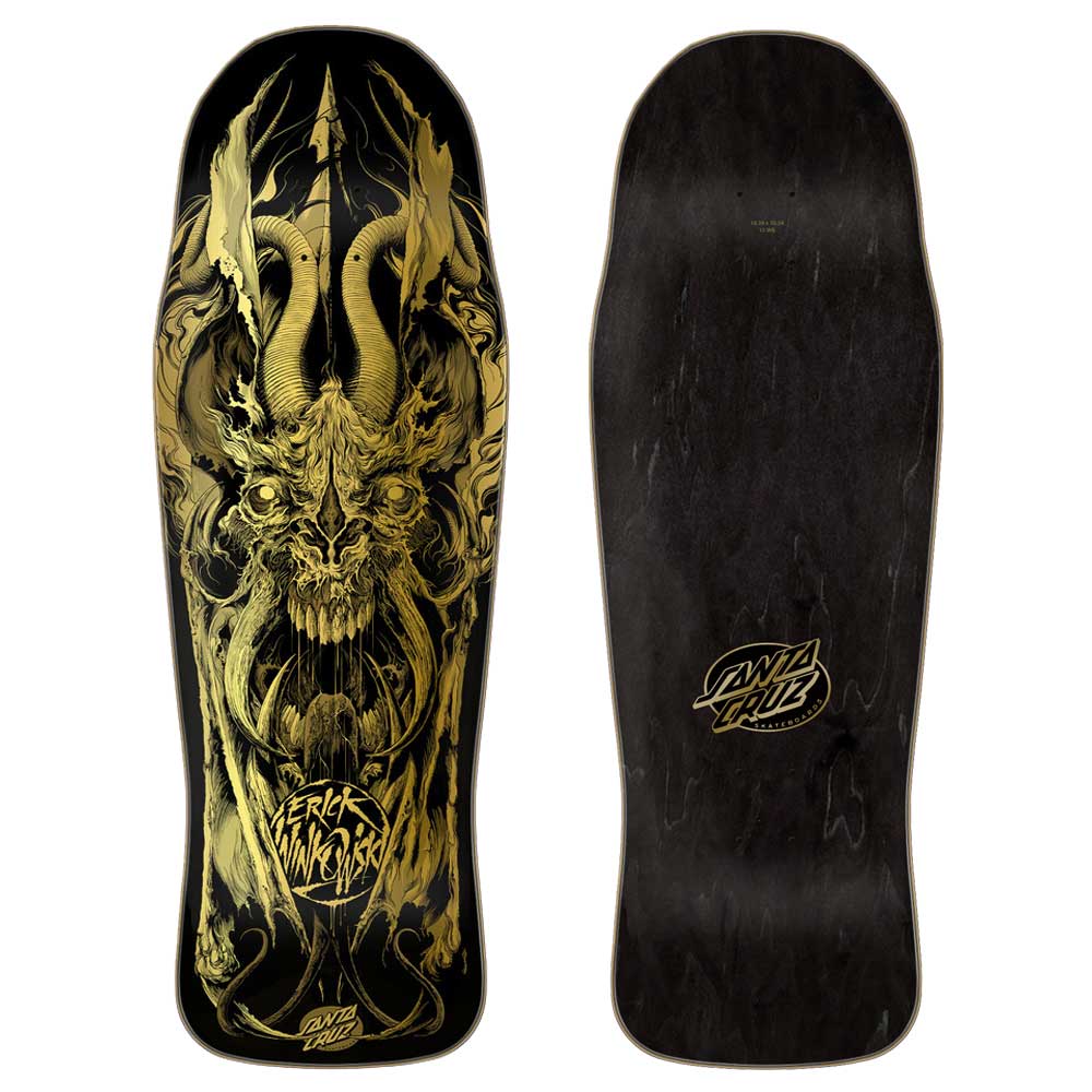 Santa Cruz Winkowski Primeval Gold Pro Shaped Skateboard Deck 10.34"