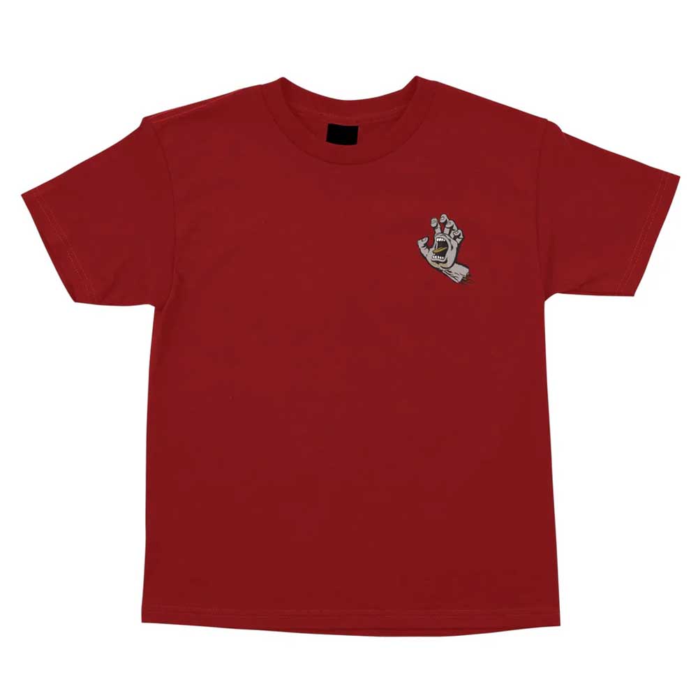 Santa Cruz Screaming Hand Midweight Short Sleeve Youth T-Shirt