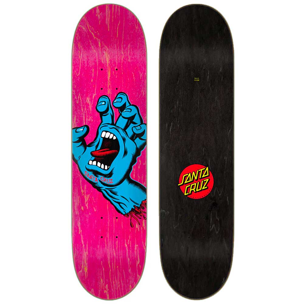 Santa Cruz Screaming Hand Skateboard Deck 7.8"