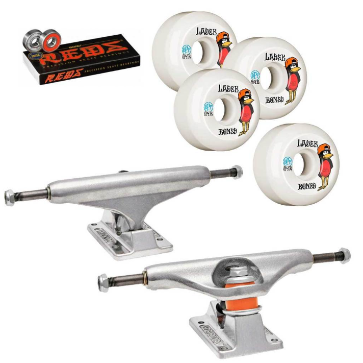 Powell Peralta OG Ripper Reissue Red Foil Shaped Skateboard Deck - 10.0"