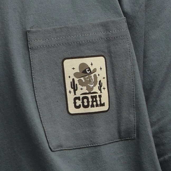 Coal Ripley Pocket T-Shirt - Charcoal