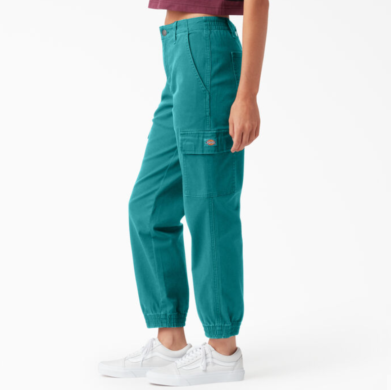 Dickies Women's Cargo Jogger Pants - Deep Lake