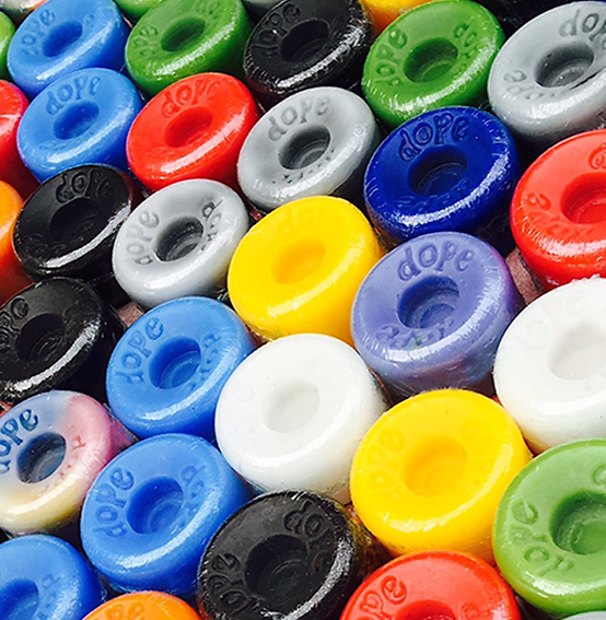 Dope Skateboard Wheel Wax