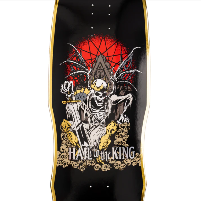 Welcome & A7X Deathbat on Magic Bullet Skateboard Deck - 10.5"