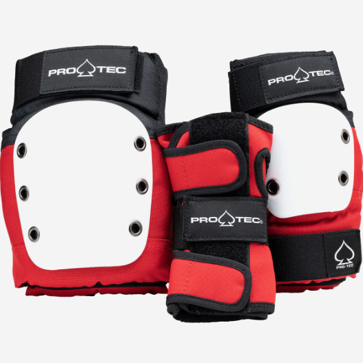 Pro Tec Youth Pad Set Red