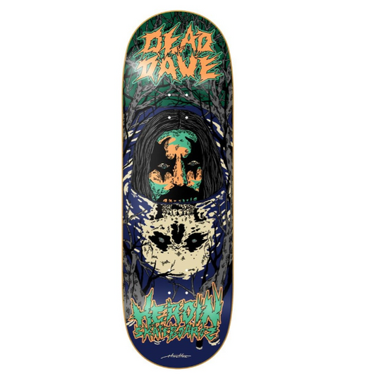 Heroin Dead Dave Dead Reflections Skateboard Deck 10.0"