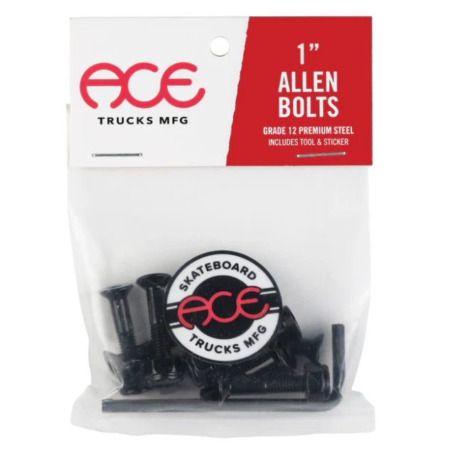 Ace Skateboard Bolts Allen 1"
