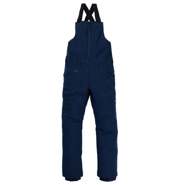 Burton Men's Reserve 2L Snow Bibs Dress Blue