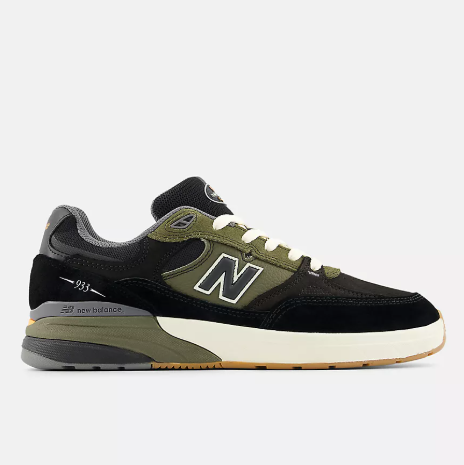 New Balance Numeric 933 Andrew Reynolds Skate Shoes Black/Olive