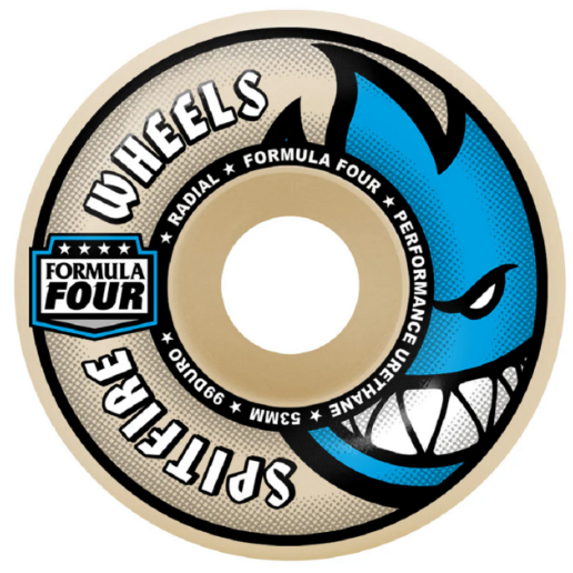 Spitfire 99a Formula Four Radials 54mm Skateboard Wheels