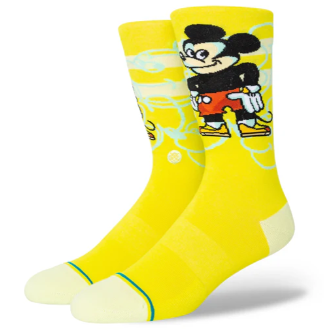 Stance Mickey Dillon Froelich Lime Crew Socks