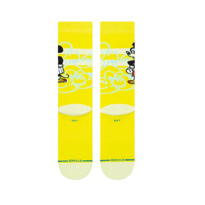 Stance Mickey Dillon Froelich Lime Crew Socks