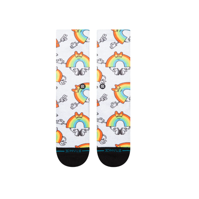 Stance Vibeon Rainbow Crew Socks