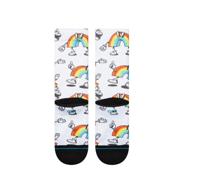 Stance Vibeon Rainbow Crew Socks