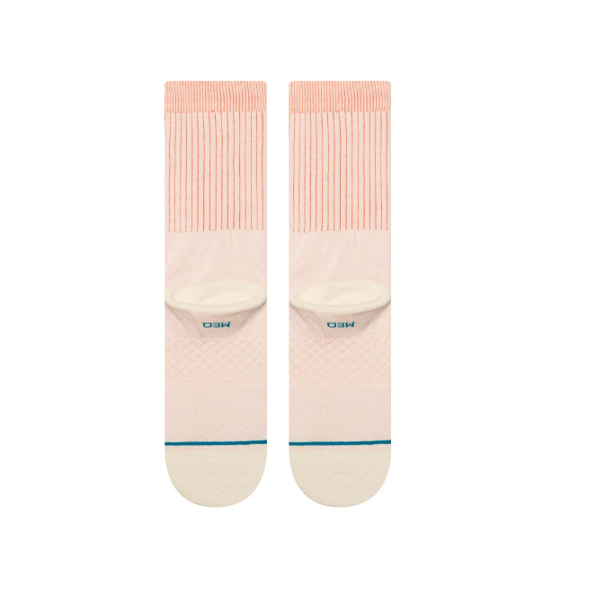 Stance Icon Pop Crew Socks Coral