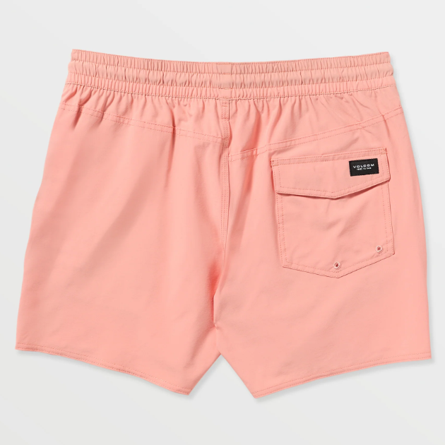 Volcom Men's Lido Solid 16" Trunks - Peach Fuzz