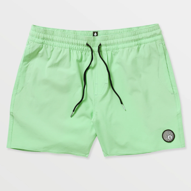Volcom Men's Lido Solid 16" Trunks - Jade Cream