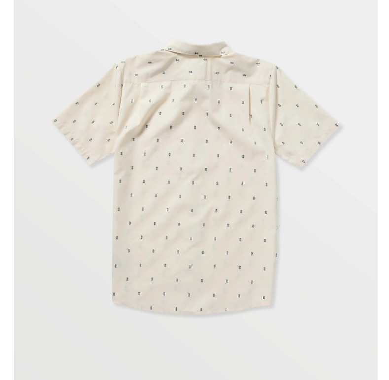 Volcom Bankstone Short Sleeve Shirt Dirty White