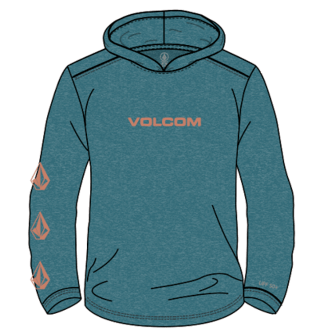 Volcom Way Out Hooded Long Sleeve Shirt