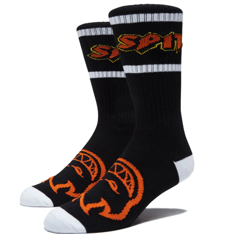 Spitfire Hellfire Script Crew Socks
