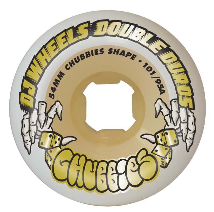 OJ Double Duro Gum Chubbies 54mm 101a/95a Wheels