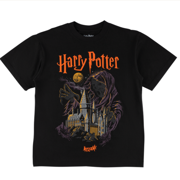 Welcome X Harry Potter Dementor Short Sleeve T Shirt - Black