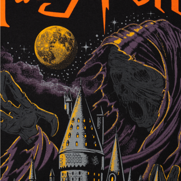 Welcome X Harry Potter Dementor Short Sleeve T Shirt - Black