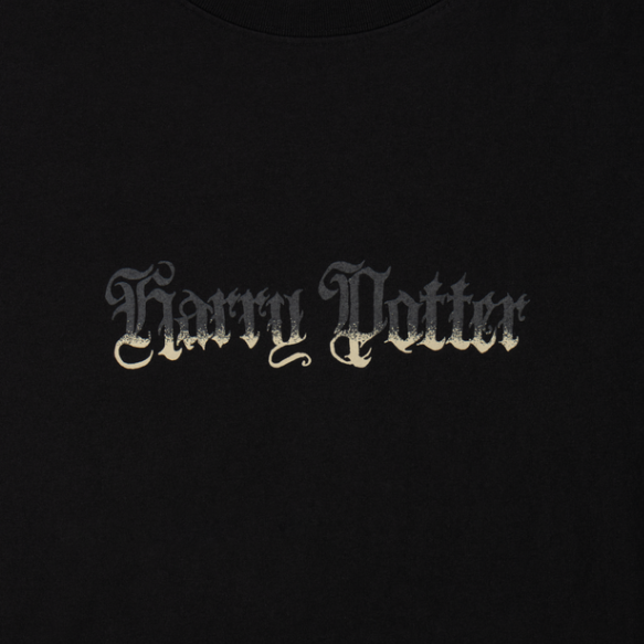 Welcome X Harry Potter Thestral Short Sleeve T Shirt - Black