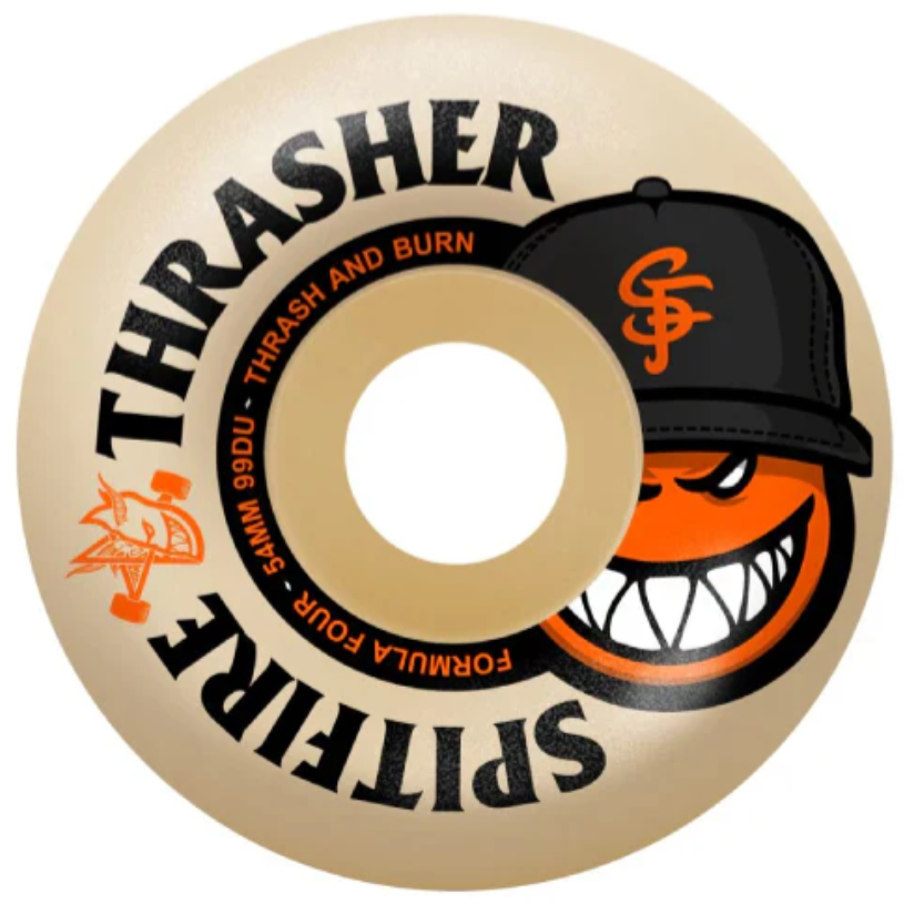 Spitfire 99a Thrasher The City Formula Four 54mm Skateboard Wheels