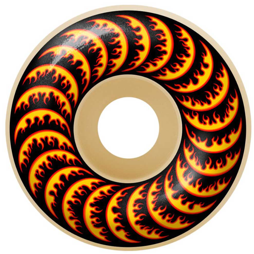Spitfire 99a Thrasher Classic Flame Formula Four 52mm Skateboard Wheels