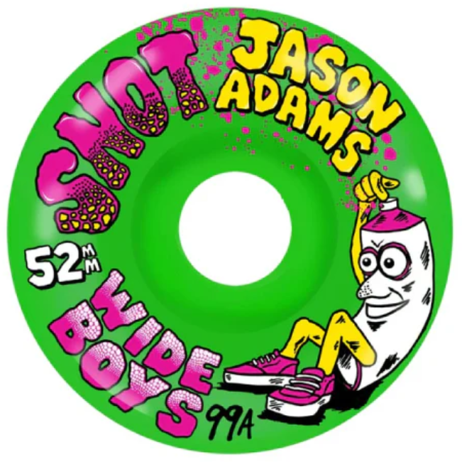 Snot 99a Jason Adams Wide Boys 52mm Skateboard Wheels