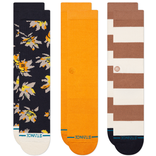 Stance Equinox Mid Cushion 3 Pack Crew Socks