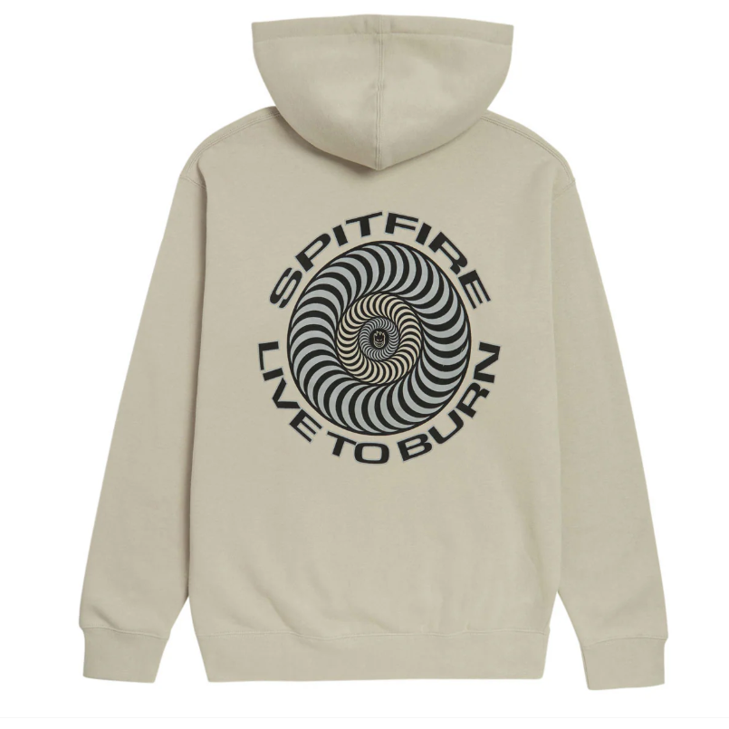 Spitfire live to Burn Pullover Hoodie