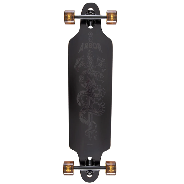 Arbor Journey Nightfall Zeppelin Cruiser Complete Longboard