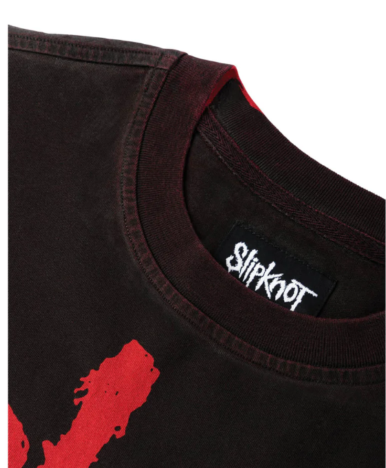 Welcome x SLIPKNOT Barcode Boxy Garment-Dyed Short Sleeve T-Shirt
