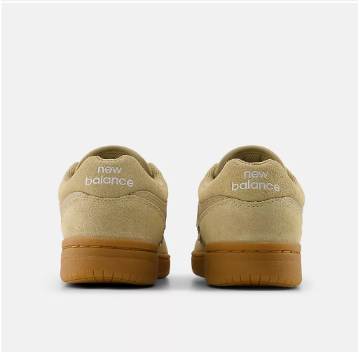 New Balance Numeric 480 Skate Shoes Tan and White