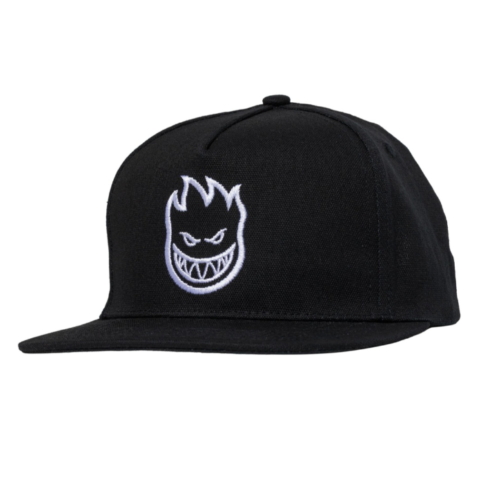 Spitfire Bighead Snapback Hat - Black/White