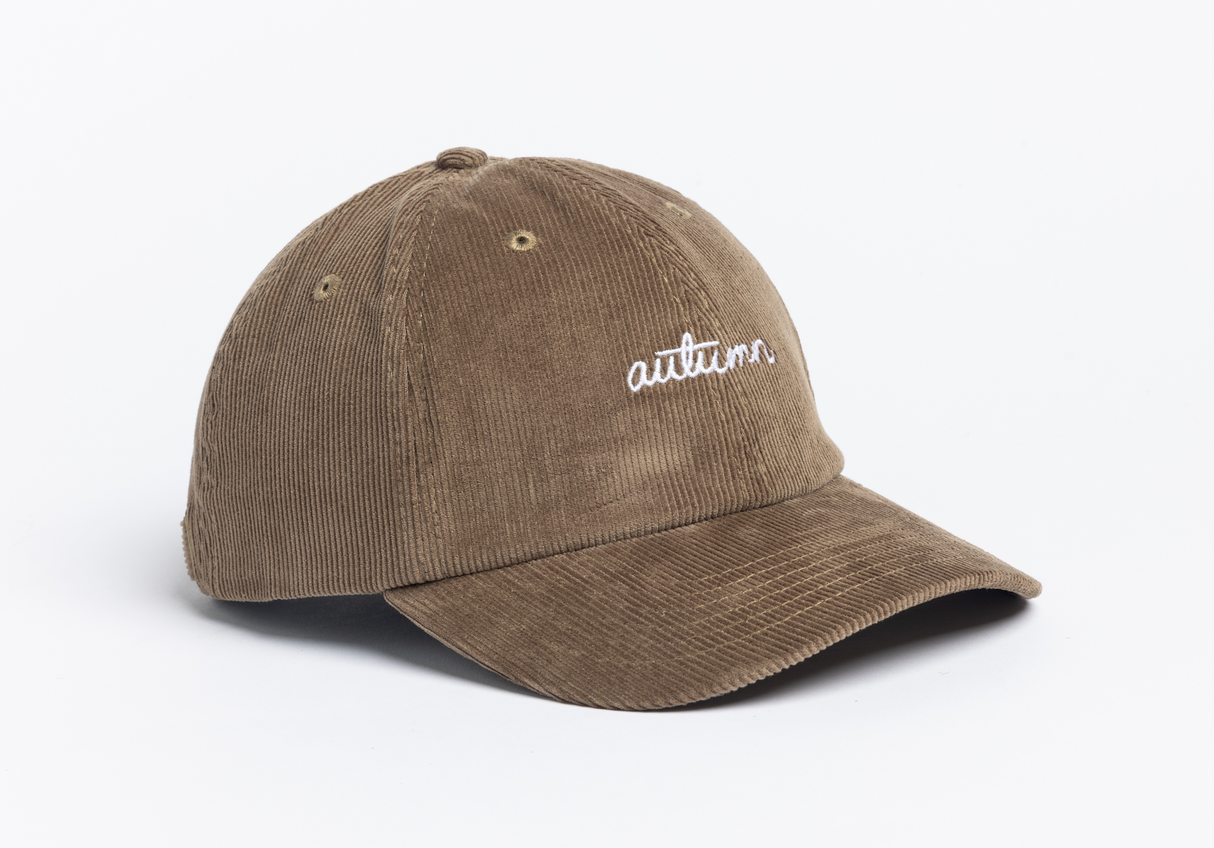 Autumn Cord 6 Panel Snapback Hat