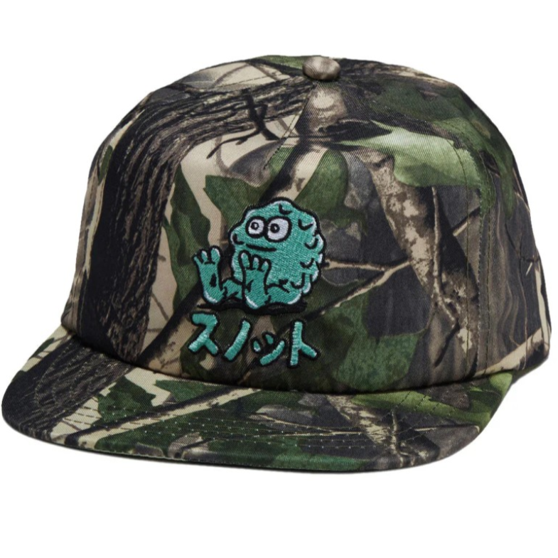 Snot Wheel CO Japan Booger Snapback Hat - Camo
