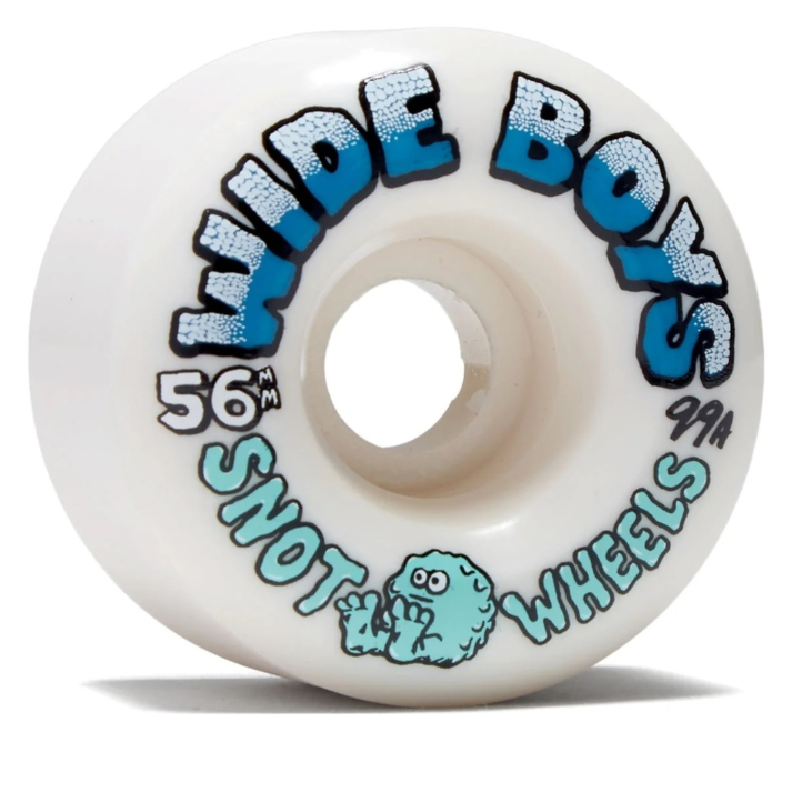 Snot 99a Wide Boys White 56mm Skateboard Wheels