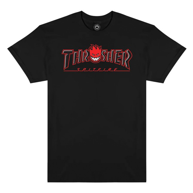 Thrasher Spitfire Big Head Outline Short Sleeve T-Shirt